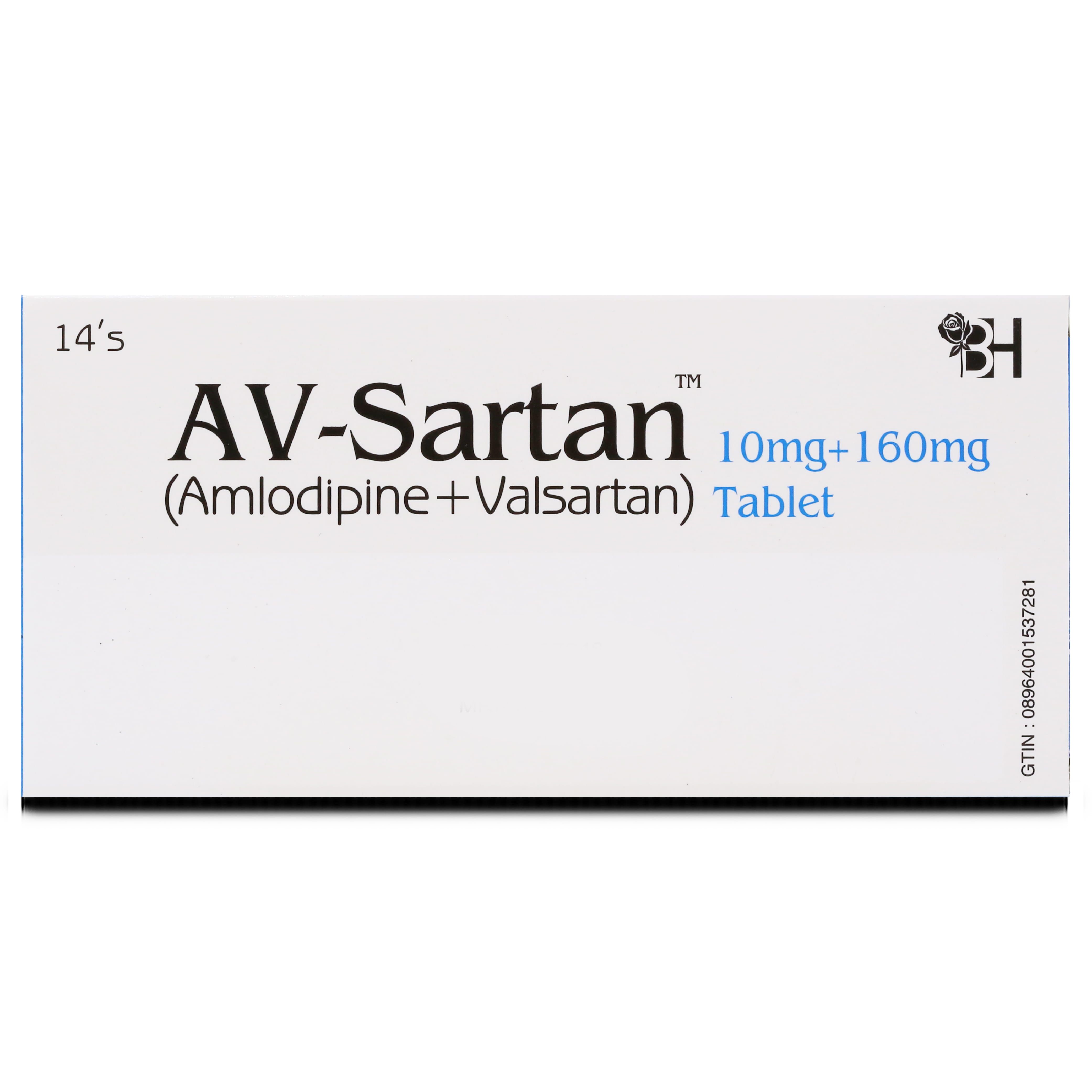 AV-Sartan 10mg+160mg Tablet 14 'S - Image 2