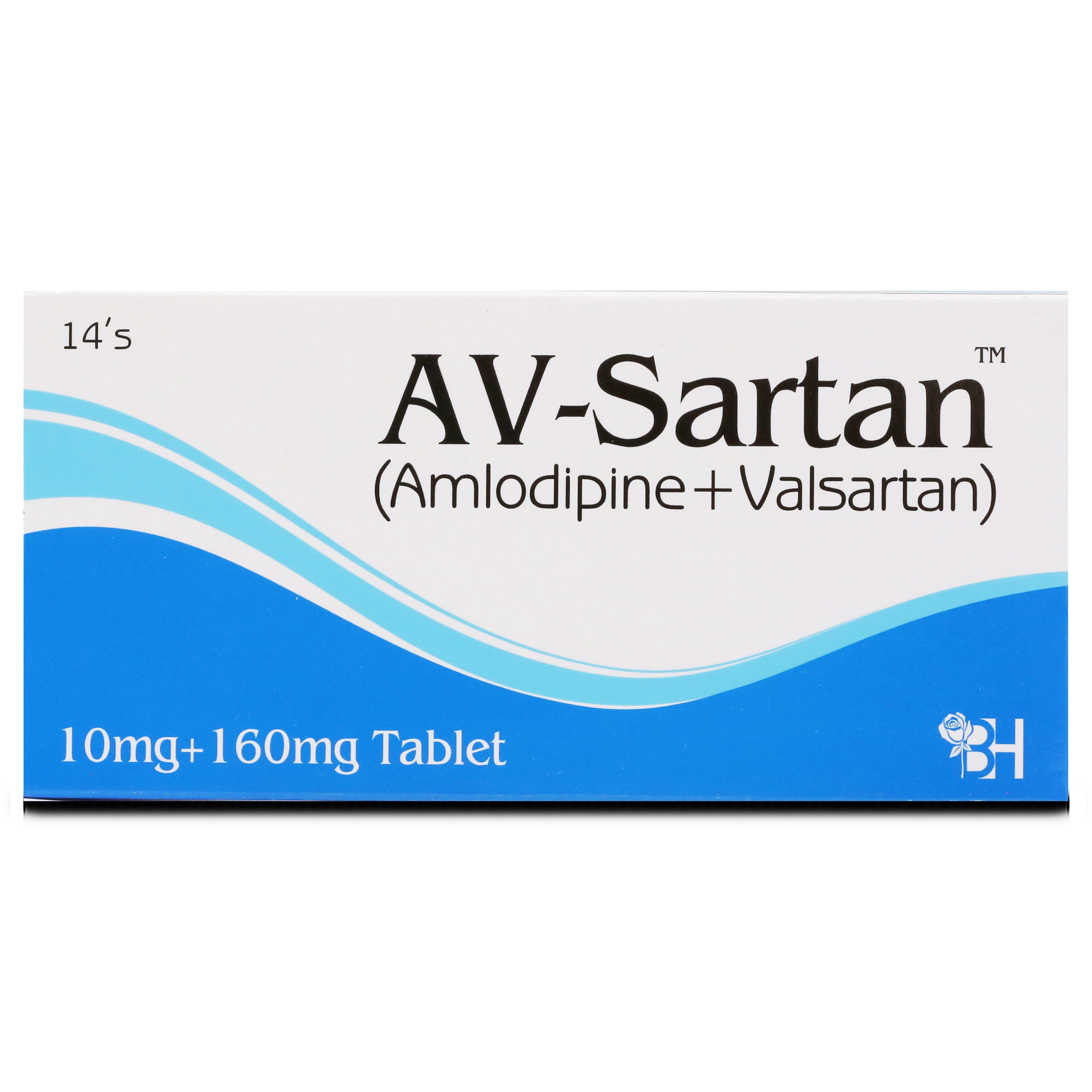 AV-Sartan 10mg+160mg Tablet 14 'S
