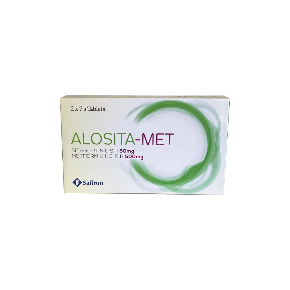Alosita-Met 50mg/500mg Tablet 7 'S