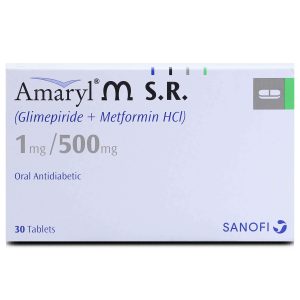 Amaryl MSR 1mg+500mg Tablet 10 ‘S