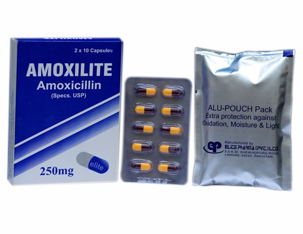 Amoxilite 250mg Capsule 100 'S