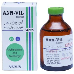 Ann-Vil 25mg Injection 50 ml