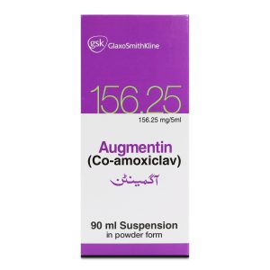 Augmentin 156.25mg/5ml Suspension 90 ml