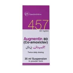 Augmentin BD 457mg/5ml Suspension 35 ml