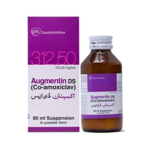 Augmentin DS 312.5mg/5ml Suspension 90 ml