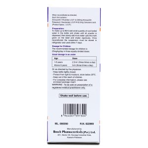 Calamox DS 312.5mg/5ml Suspension 90 ml