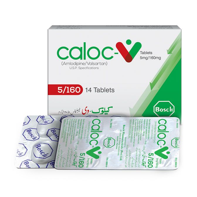 Caloc-V 5mg/80mg Tablet 14 'S - Uses, Formula, Side Effects