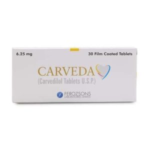 Carveda 25mg Tablet 10 ‘S
