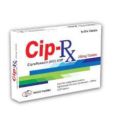 Cip-Rx 250mg Tablet 10 ‘S