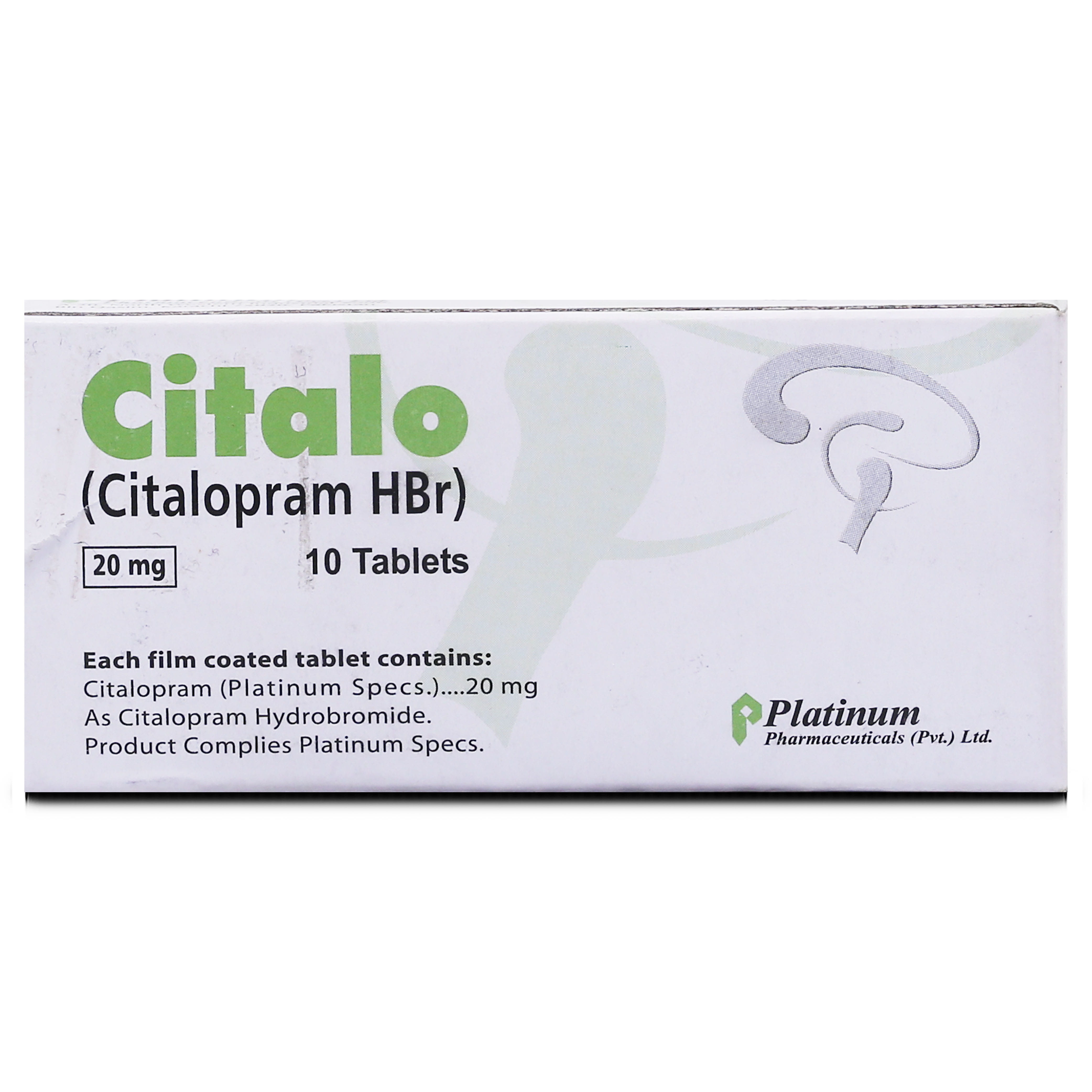 Citalo 20mg Tablet 10 'S