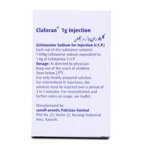 Claforan 1gm Injection 1 vial