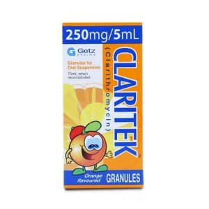 Claritek 250mg/5ml Suspension 70 ml