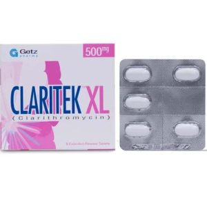 Claritek XL 500mg Tablet 5 ‘S