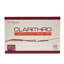 Clarithro 250mg Tablet 10 ‘S