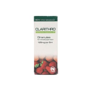 Clarithro 125mg Suspension 60 ml