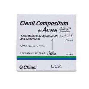 Clenil Compositum For Aerosol 0.8mg+1.6mg Suspension 2 ml