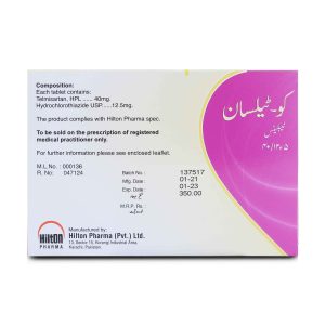Co-Telsan 40mg+12.5mg Tablet 7 ‘S