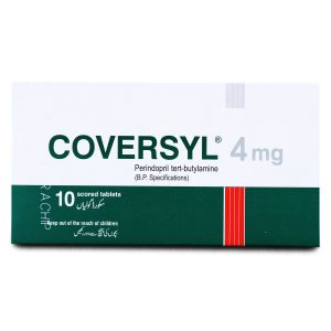 Coversyl 4mg Tablet 10 ‘S