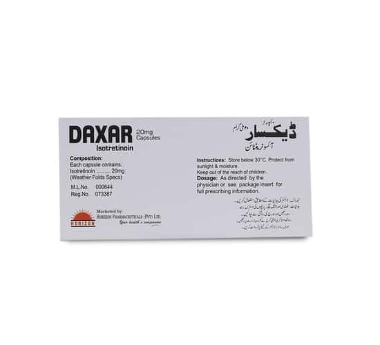 Daxar 20mg Capsule 10 'S