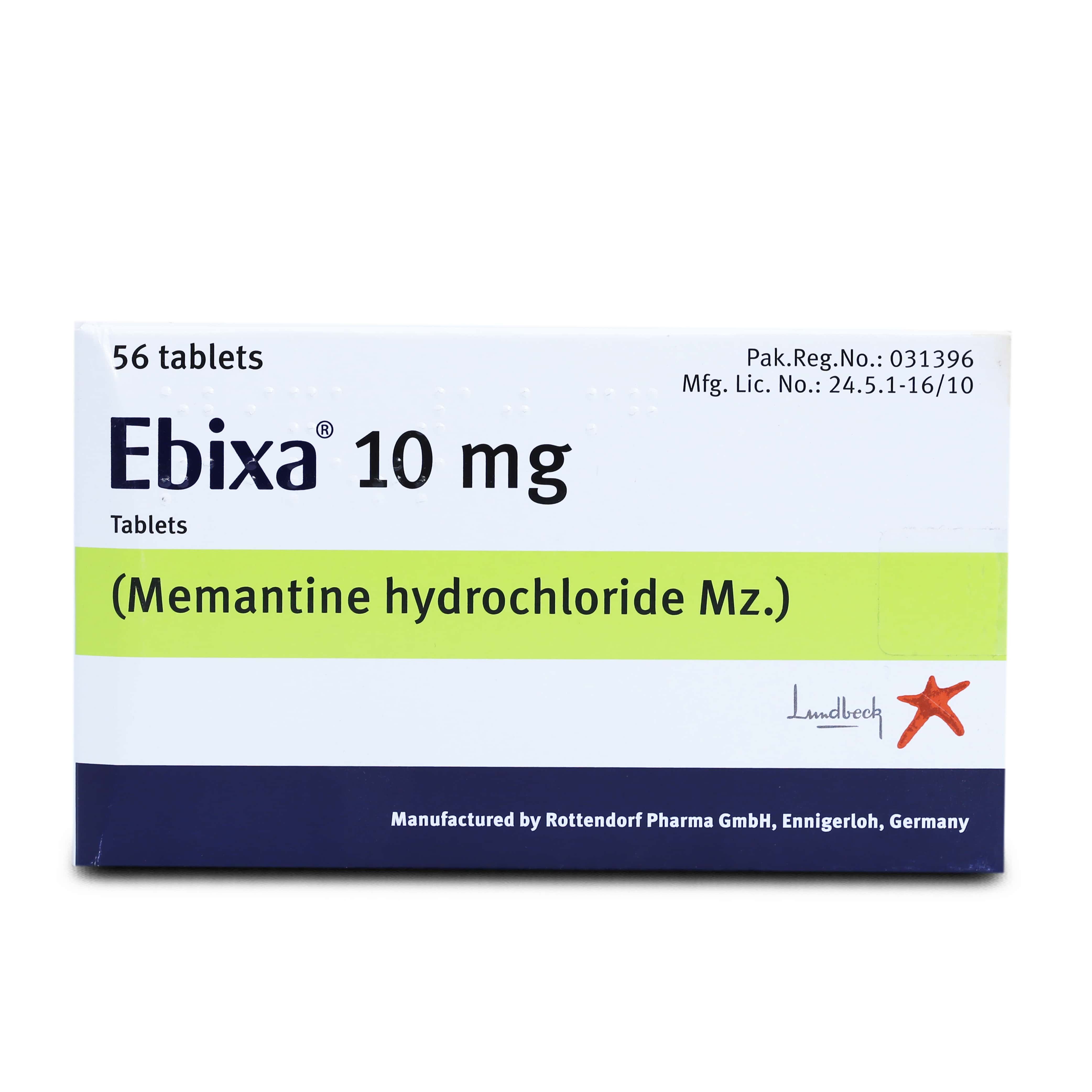 Ebixa 20mg Tablet 14 'S