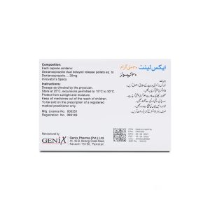 Exlant 30mg Capsule 10 ‘S