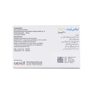 Exlant 60mg Capsule 10 ‘S