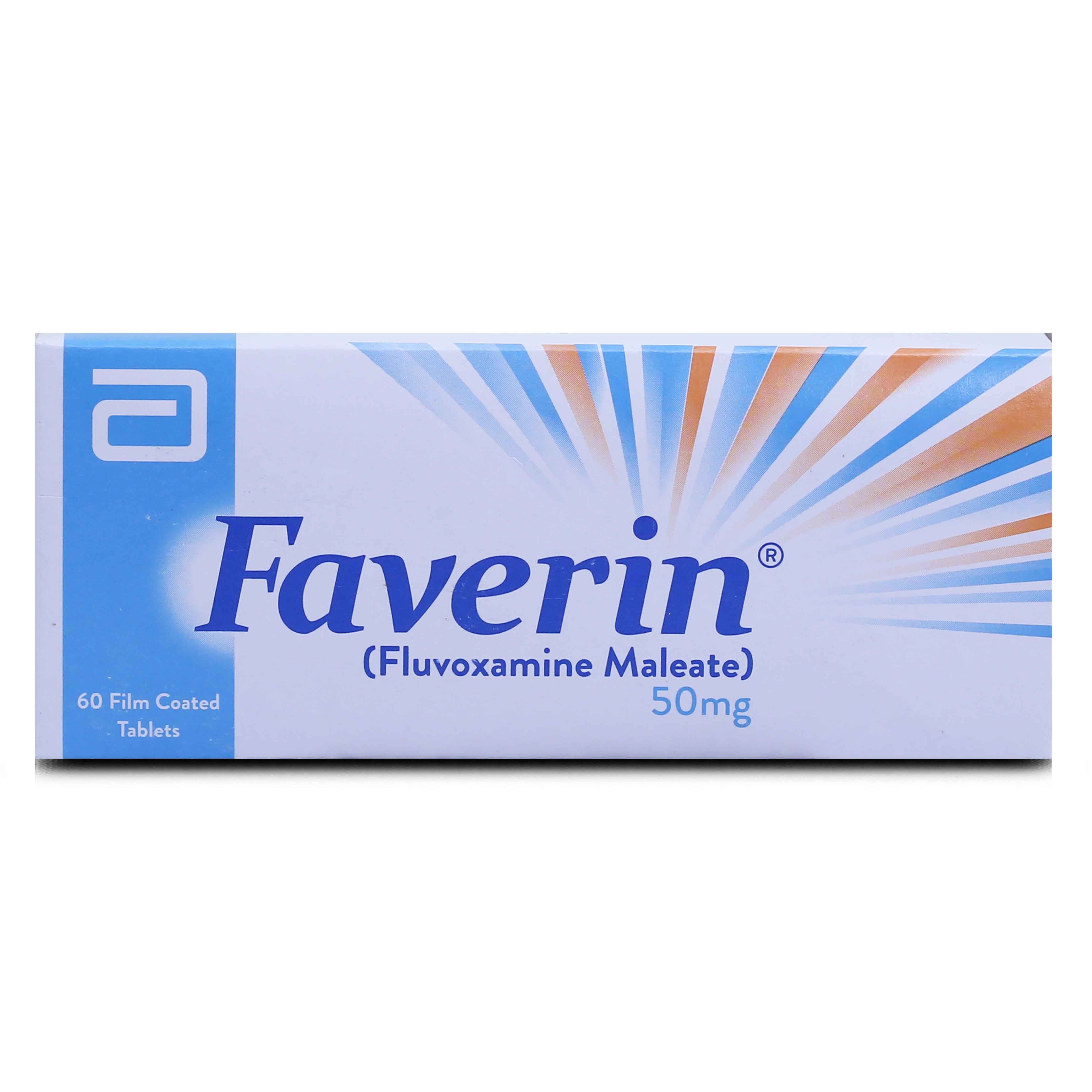 Faverin 50mg Tablet 10 'S