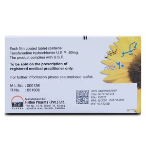 Fexo 60mg Tablet 10 ‘S