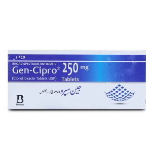 Gen-Cipro 250mg Tablet 10 ‘S