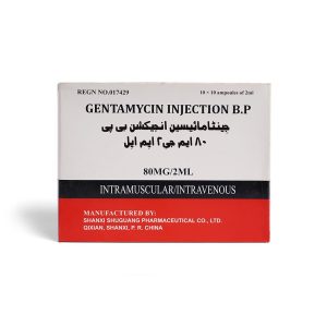 Gentamycin 80mg/2ml Injection 1  amp