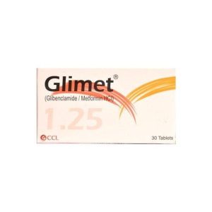 Glimet 1.25mg+250mg Tablet 10 ‘S