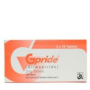 Gpride 2mg Tablet 20 ‘S
