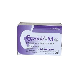 Gpride-M SR 1mg/500mg Tablet 10 ‘S