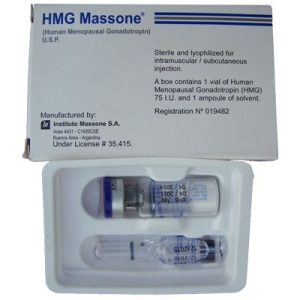 HMG Massone 75IU Injection 1 amp