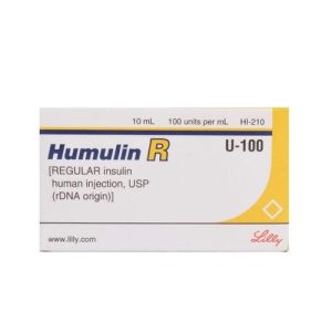 Humulin-R 100IU Injection 10 ml