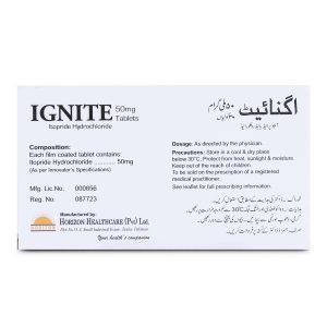 Ignite 50mg Tablet 10 ‘S