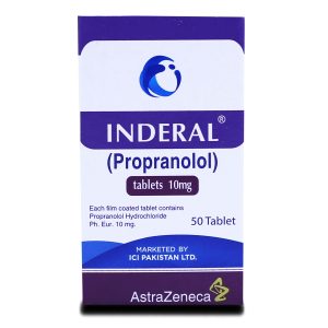 Inderal 10mg Tablet 50 ‘S