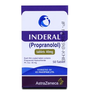 Inderal 40mg Tablet 50 ‘S