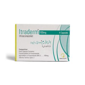 Itraderm 100mg Capsule 4 ‘S