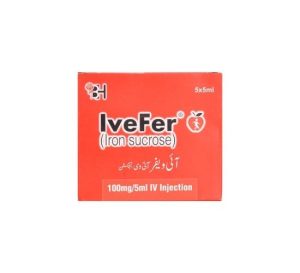 IveFer 100mg/5ml Injection 5 ml - Uses, Benefits, Side Effects