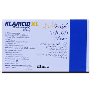Klaricid XL 500mg Tablet 5 ‘S