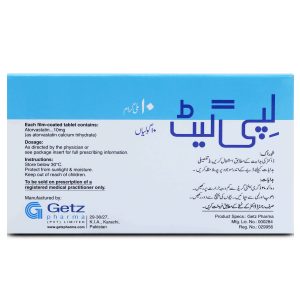 Lipiget 10mg Tablet 10 ‘S