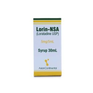 Lorin-NSA 5mg/5ml Syrup 30 ml