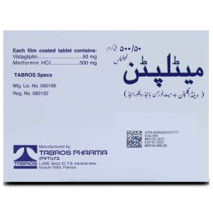 Metliptin 50mg+1000mg Tablet 14 ‘S