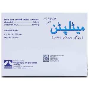 Metliptin 50mg+850mg Tablet 14 ‘S