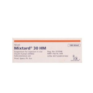 Mixtard 30 HM 100IU Injection 10 ml