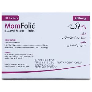 Mom-Folic 400mcg Tablet 15 ‘S