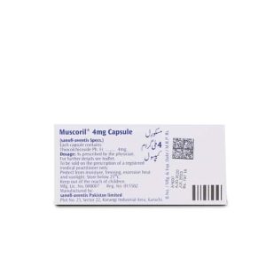 Muscoril 4mg Capsule 10 ‘S