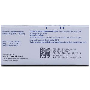 Naprosyn 500mg Tablet 5 ‘S