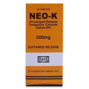Neo-K 500mg Tablet 25 ‘S